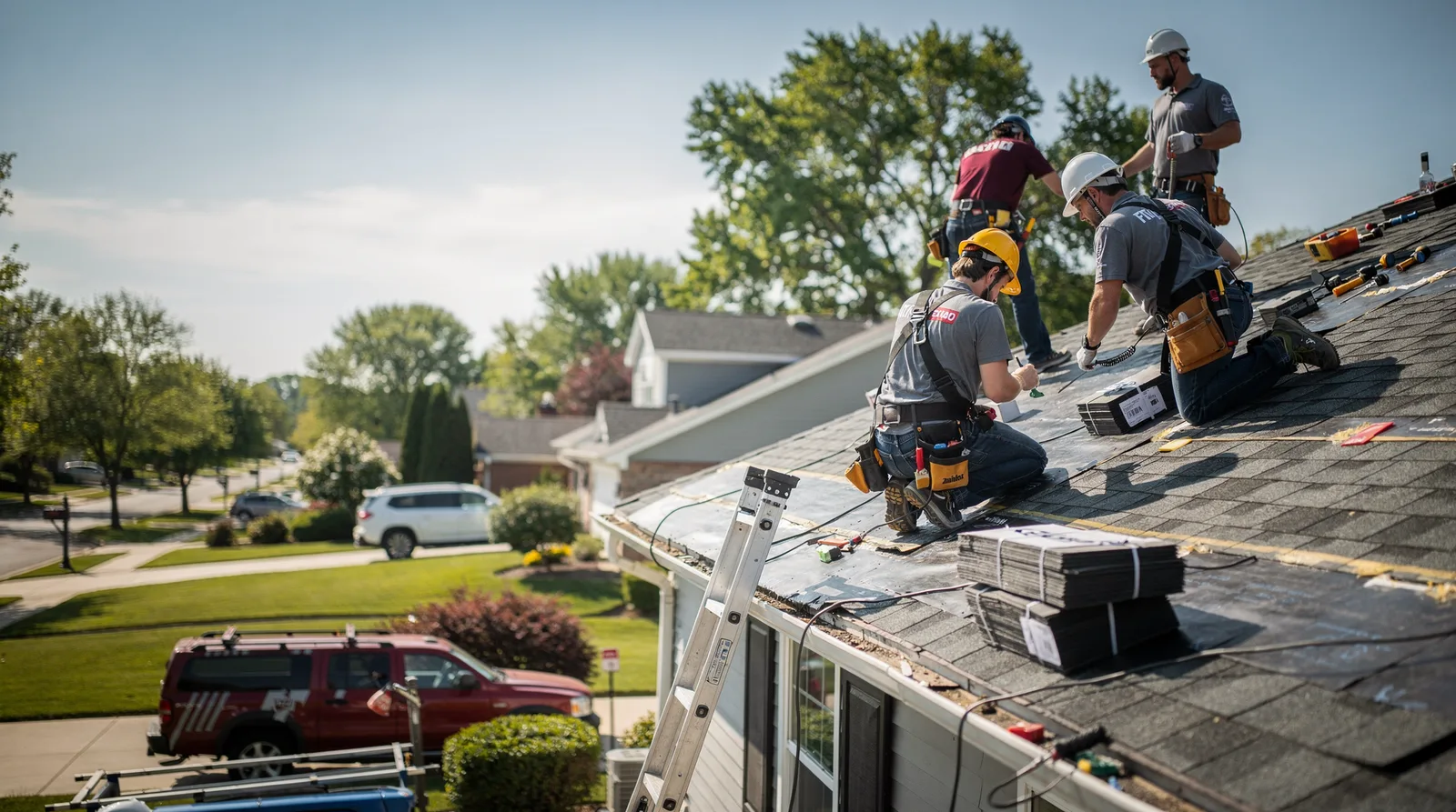 Roof Repair in Sims, IL around you
